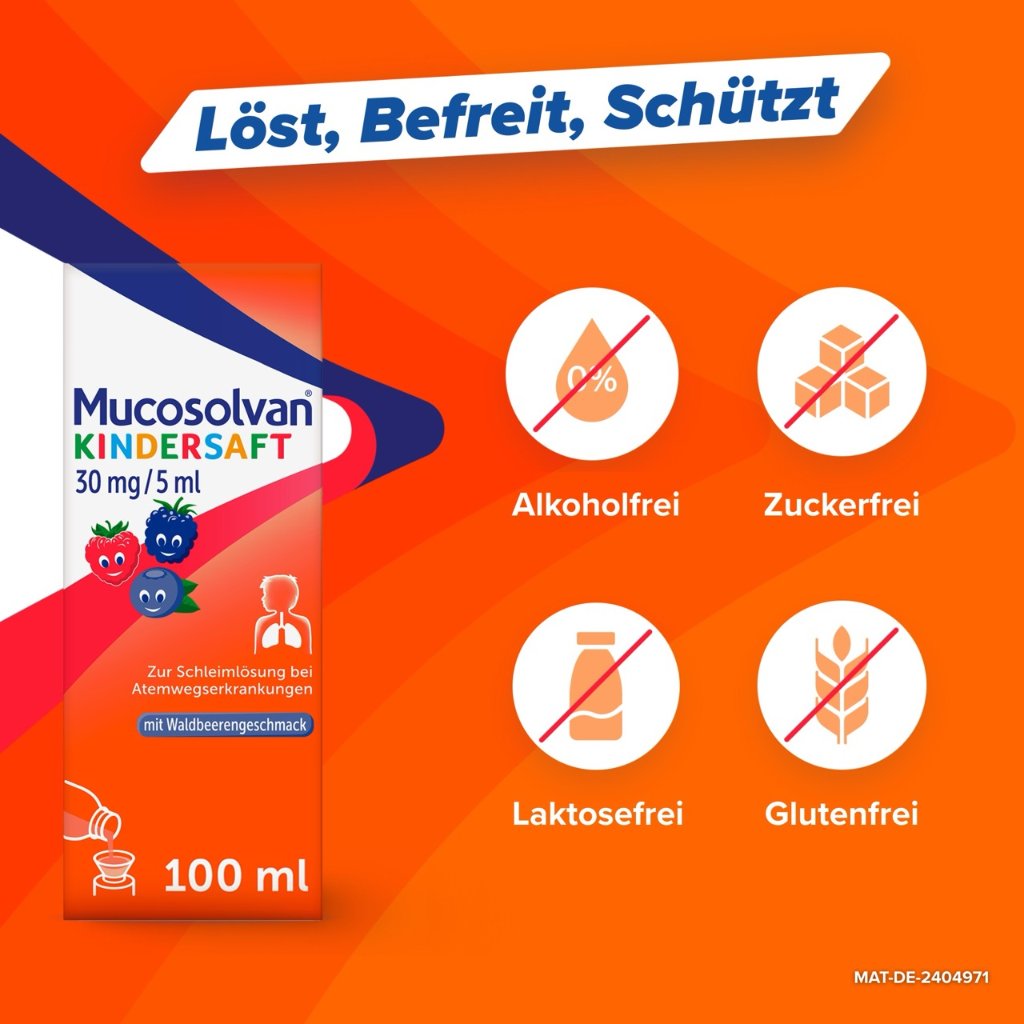 MUCOSOLVAN Kindersaft 30 mg/5 ml