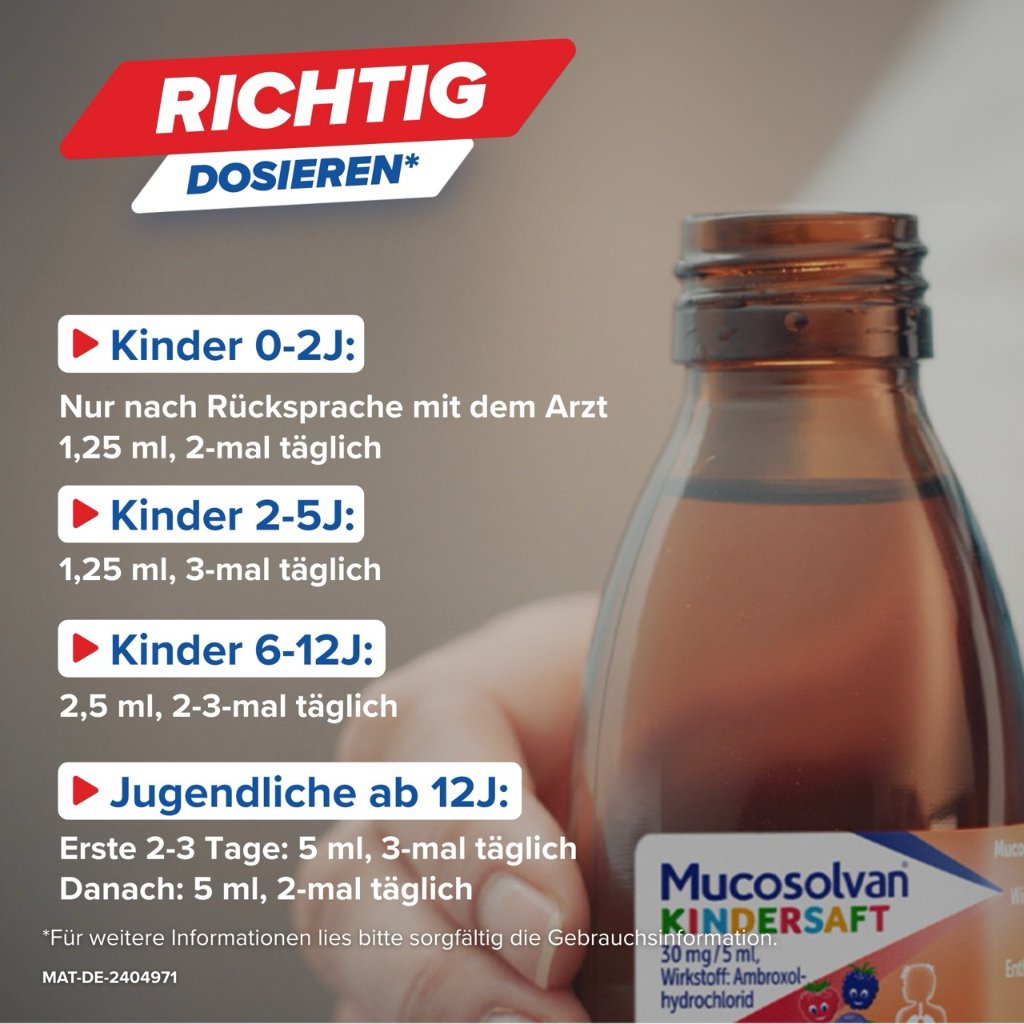 MUCOSOLVAN Kindersaft 30 mg/5 ml
