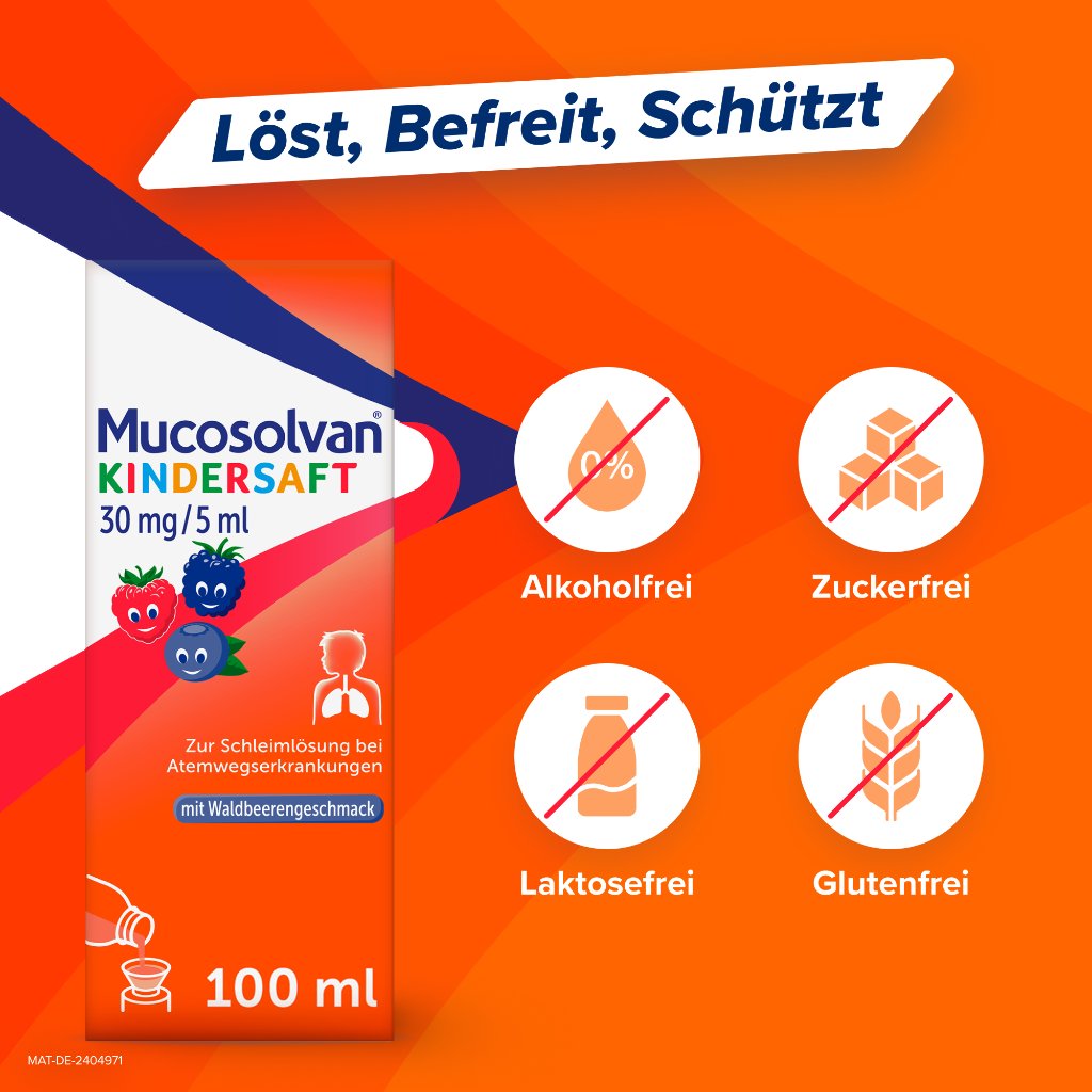 MUCOSOLVAN Kindersaft 30 mg/5 ml