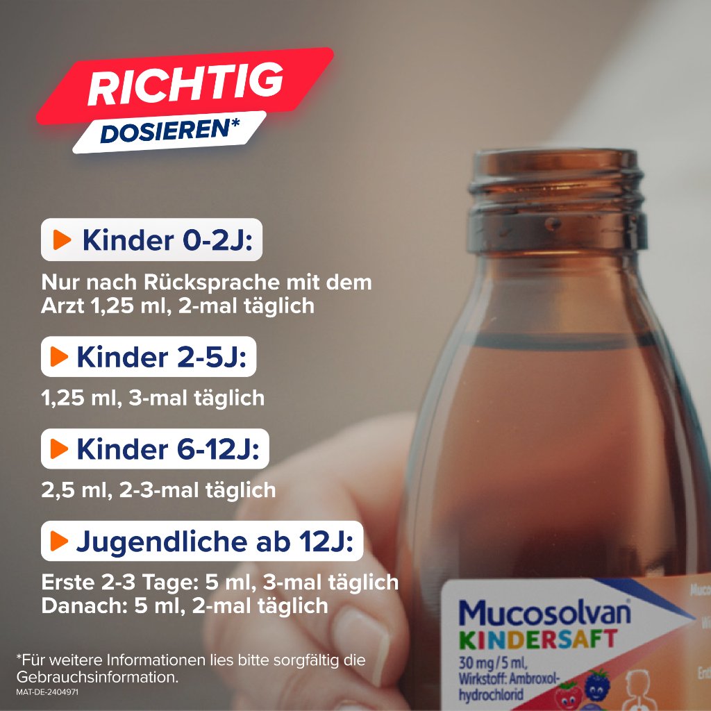 MUCOSOLVAN Kindersaft 30 mg/5 ml