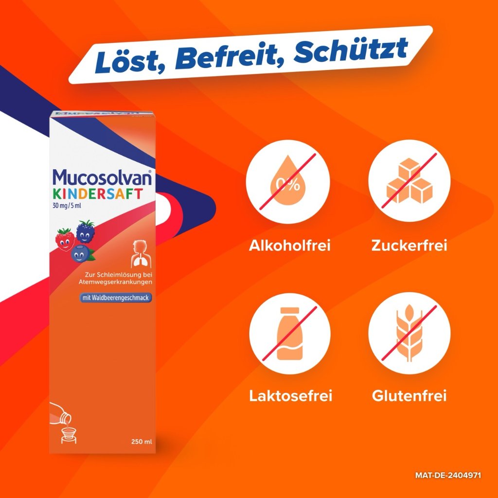 MUCOSOLVAN Kindersaft 30 mg/5 ml