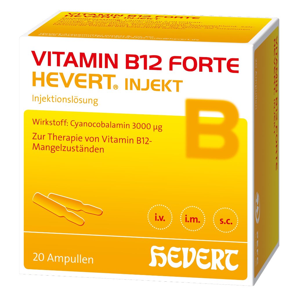 Vitamin B12 forte Hevert injekt