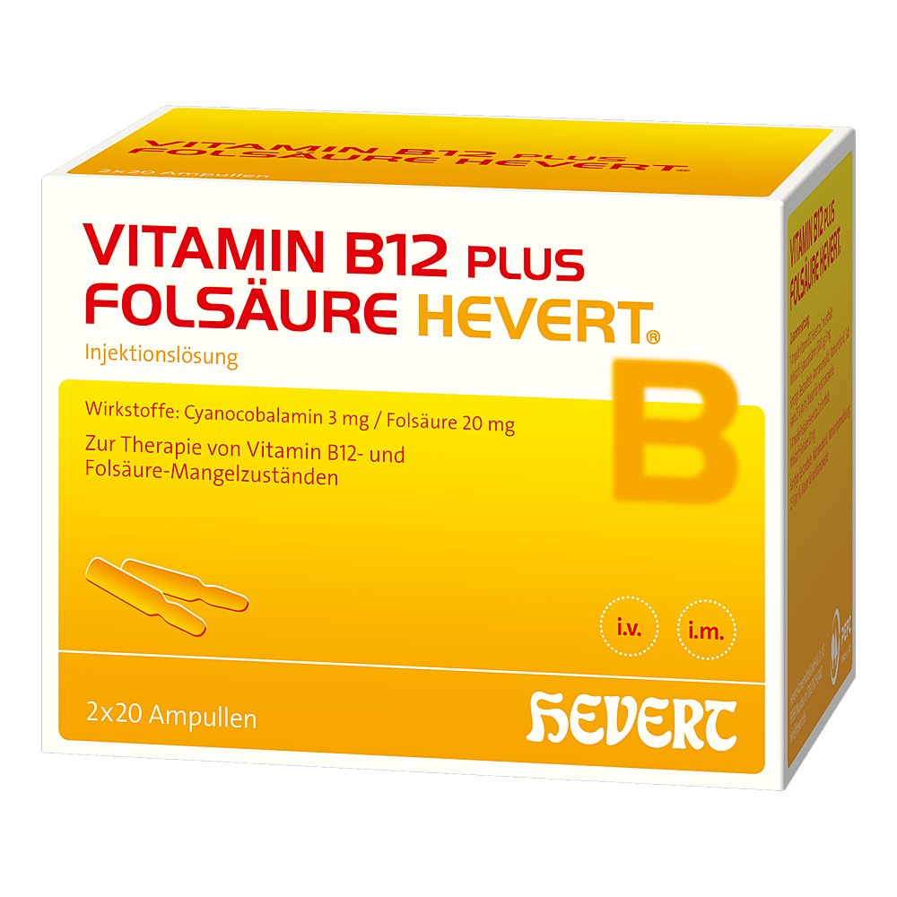 Vitamin B12 plus Folsäure Hevert