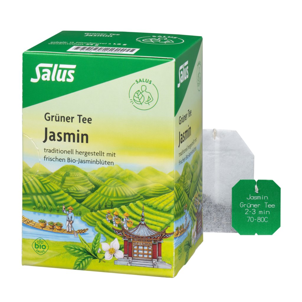 GRÜNER TEE Jasmin Bio Salus Filterbeutel