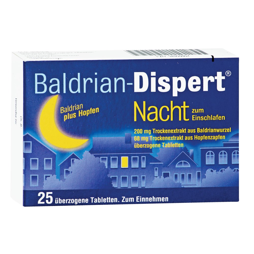 BALDRIAN DISPERT Nacht zum Einschlafen üb.Tabl.