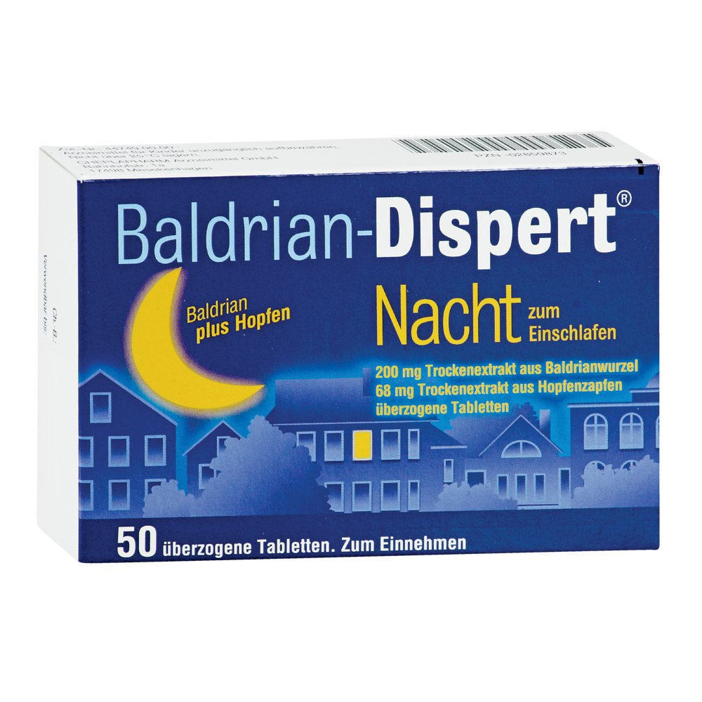 BALDRIAN DISPERT Nacht zum Einschlafen üb.Tabl.