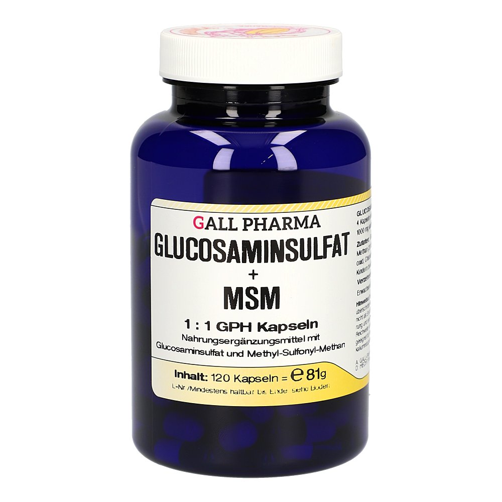 GLUCOSAMINSULFAT+MSM 1:1 Kapseln