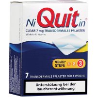 NIQUITIN Clear 7 mg transdermale Pflaster