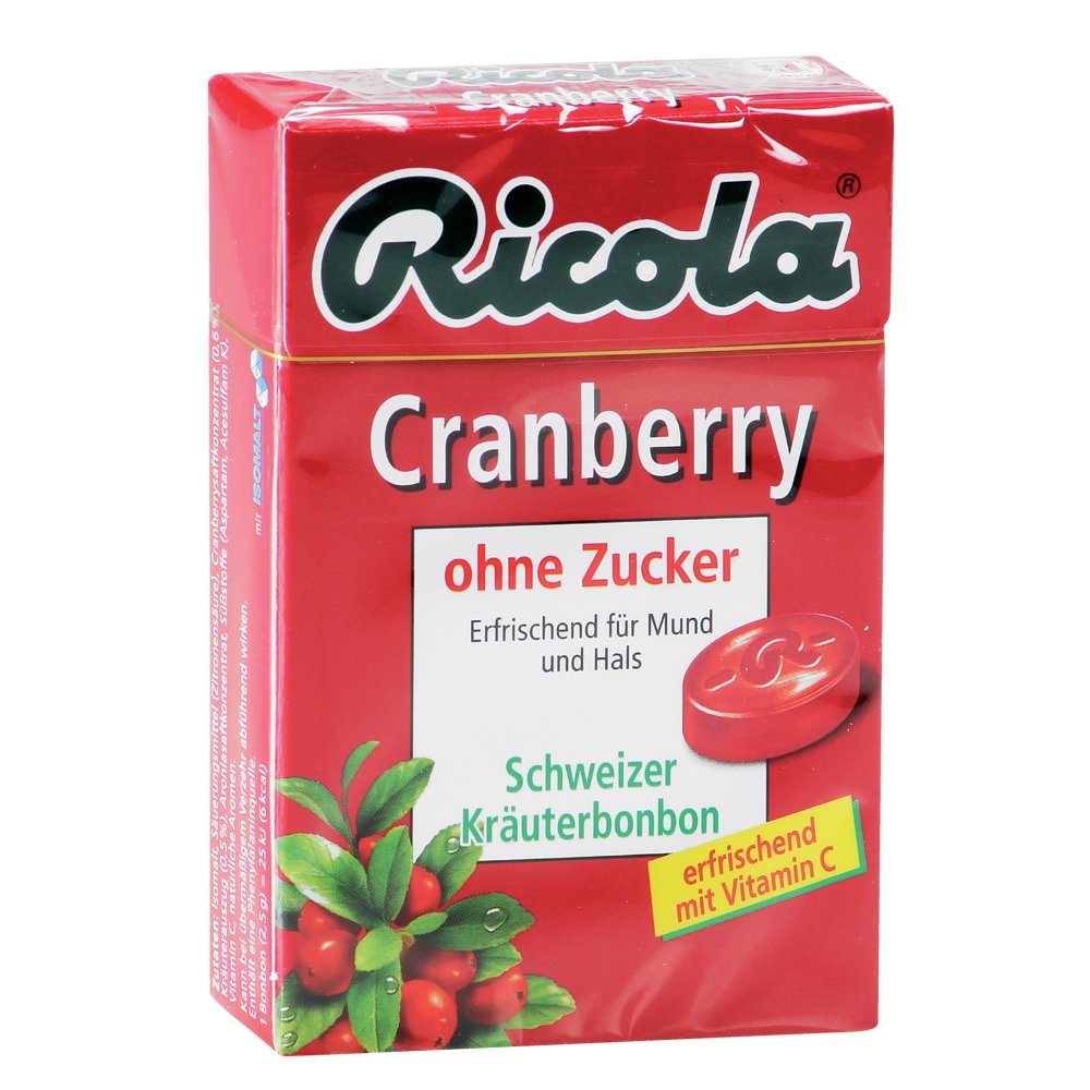 RICOLA o.Z.Box Cranberry Bonbons