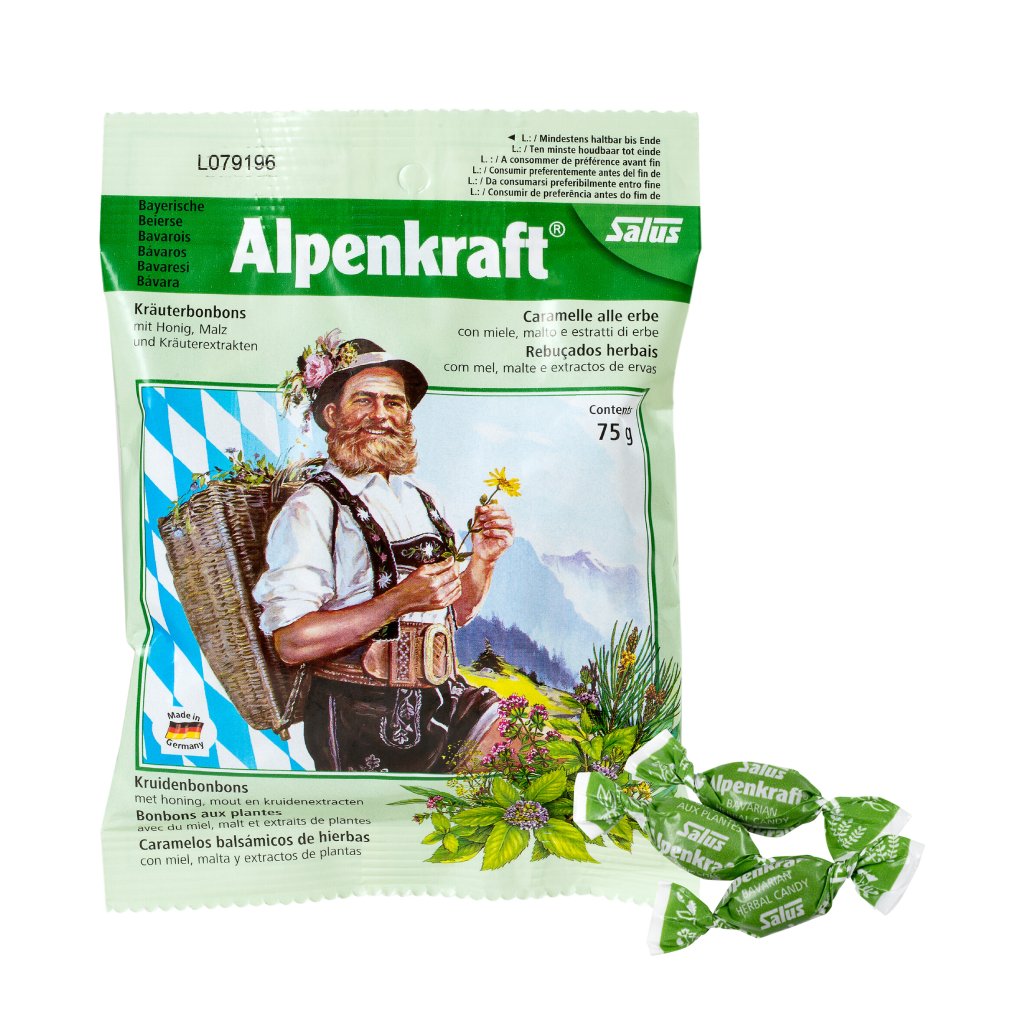 ALPENKRAFT Kräuterbonbons mit Honig+Malz Salus