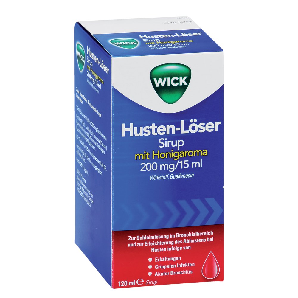 WICK Husten-Löser Sirup mit Honigaroma 200mg/15ml