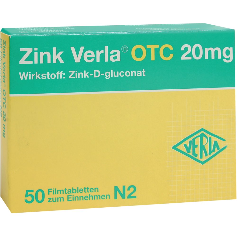 ZINK VERLA OTC 20 mg Filmtabletten