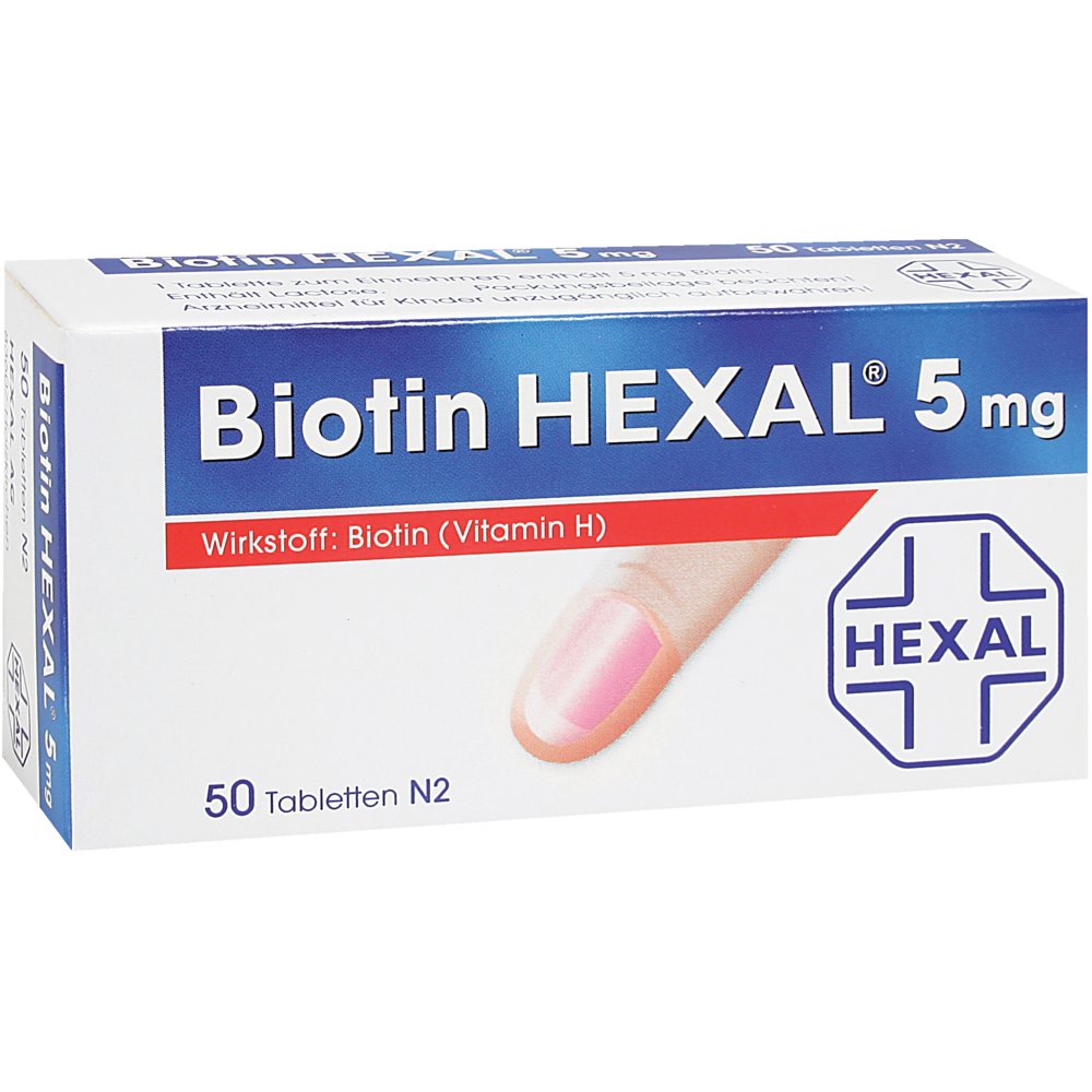 BIOTIN HEXAL 5 mg Tabletten