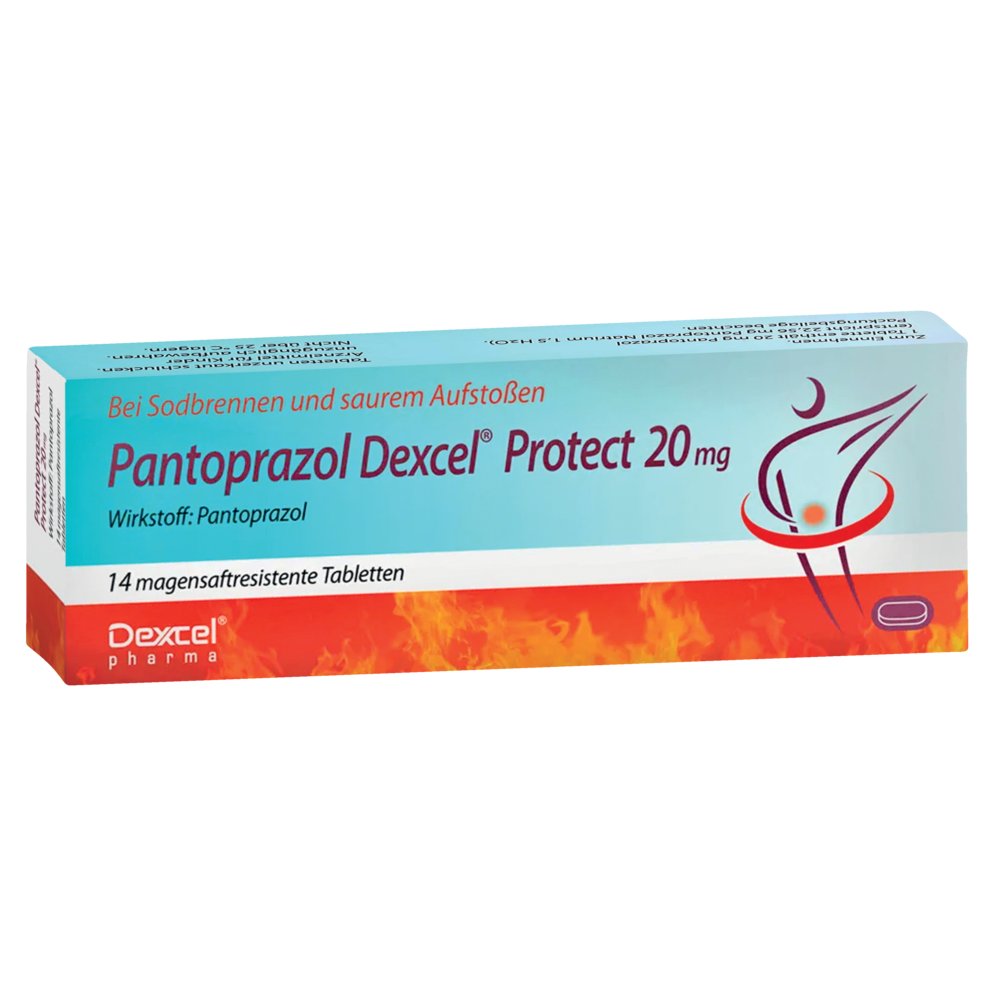 PANTOPRAZOL Dexcel Protect 20 mg magensaftres.Tab.