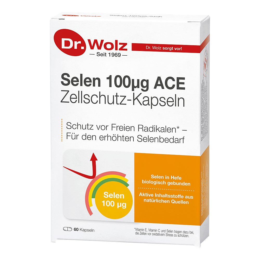 SELEN ACE 100 μg 60 Tage Kapseln