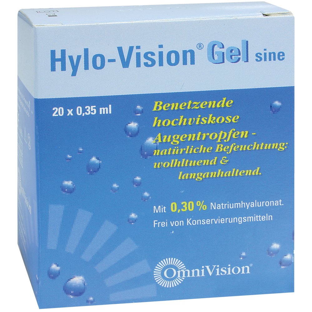 HYLO-VISION Gel sine Einzeldosispipetten