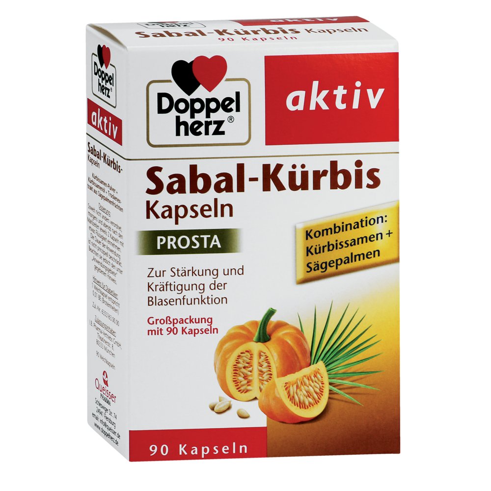 DOPPELHERZ Sabal-Kürbis Kapseln