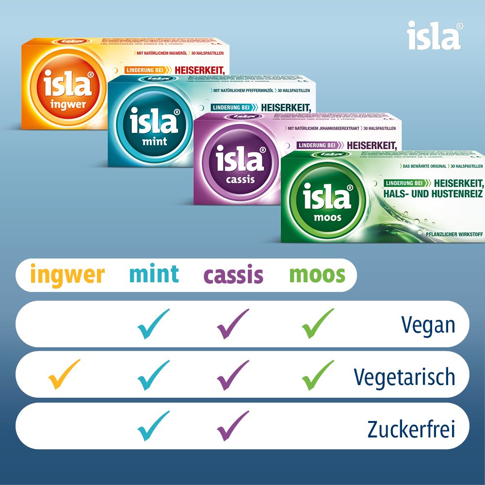 ISLA MOOS Pastillen