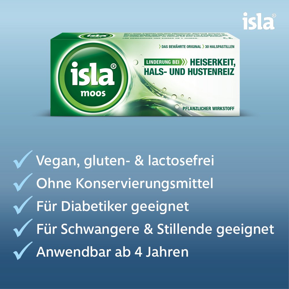 ISLA MOOS Pastillen