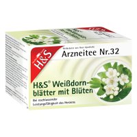 H&S Weißdornblätter mit Blüten Filterbeutel