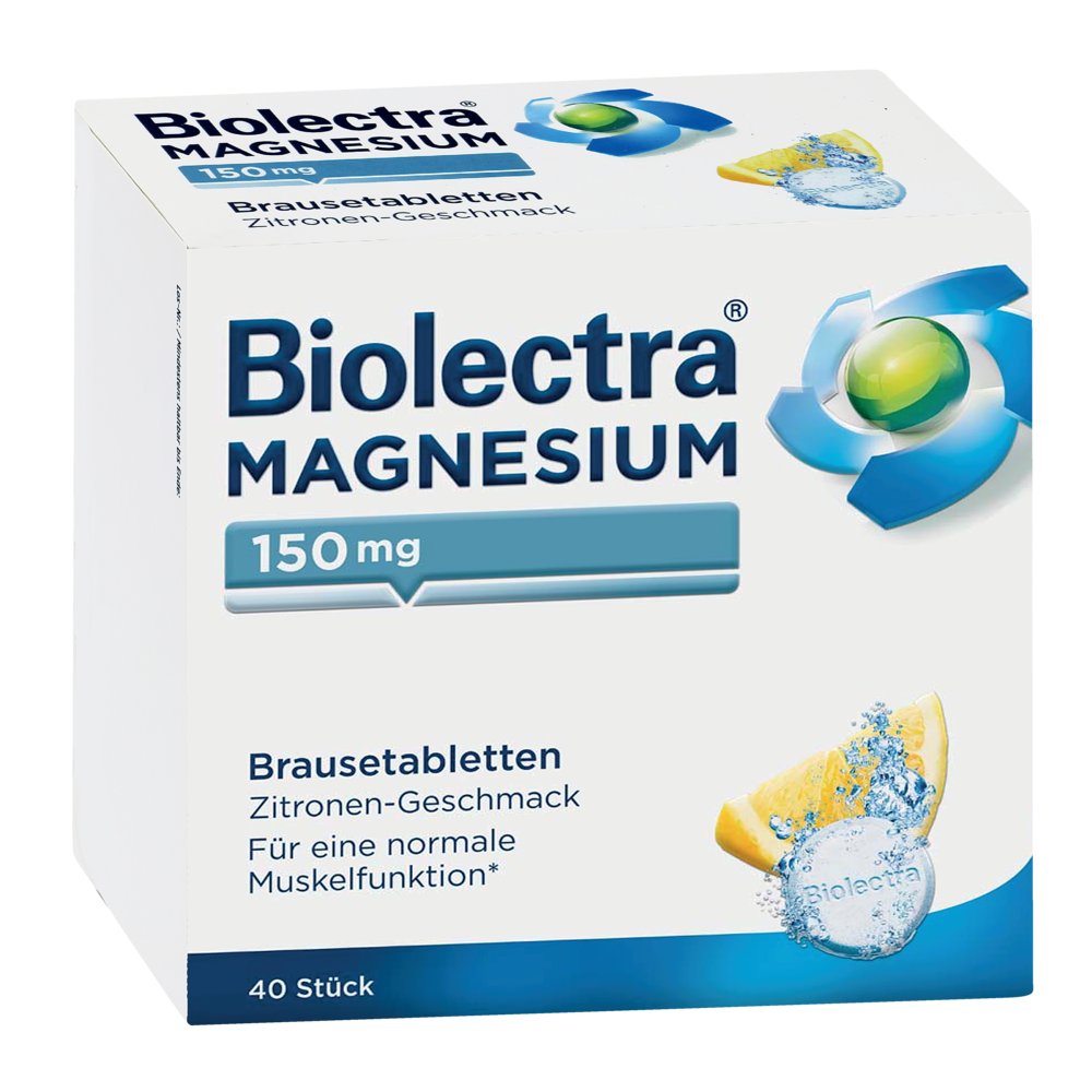 BIOLECTRA Magnesium 150 mg Zitrone Brausetabletten