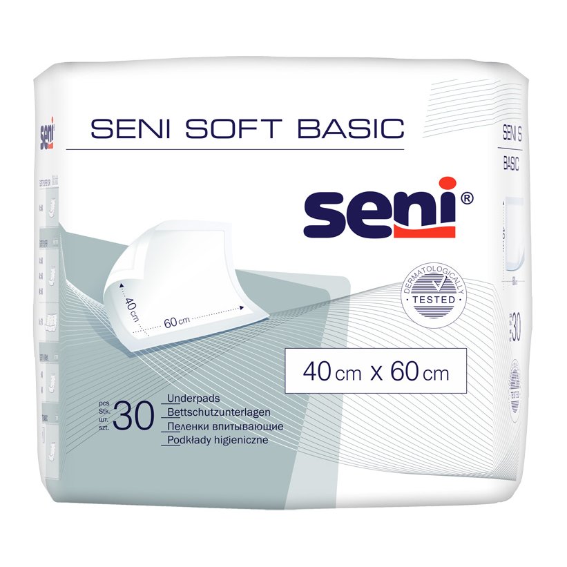 SENI Soft Basic Bettschutzunterlage 40x60 cm