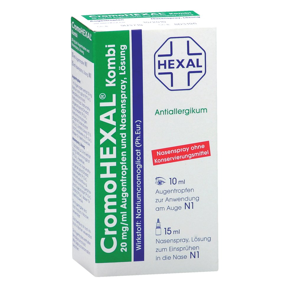 CROMOHEXAL 10ml AT+15 ml NSpr. Kombipackung
