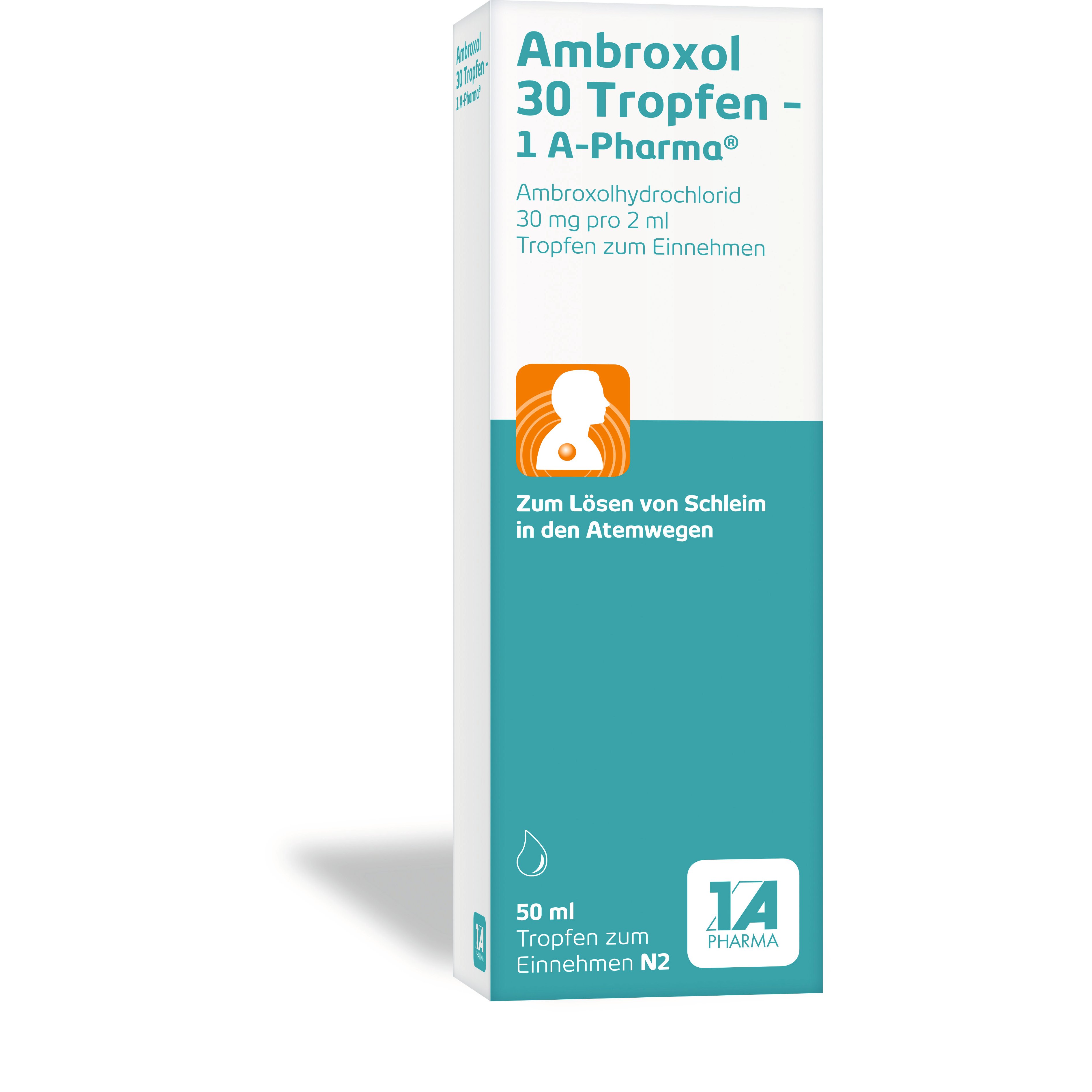 AMBROXOL 30 Tropfen-1A Pharma