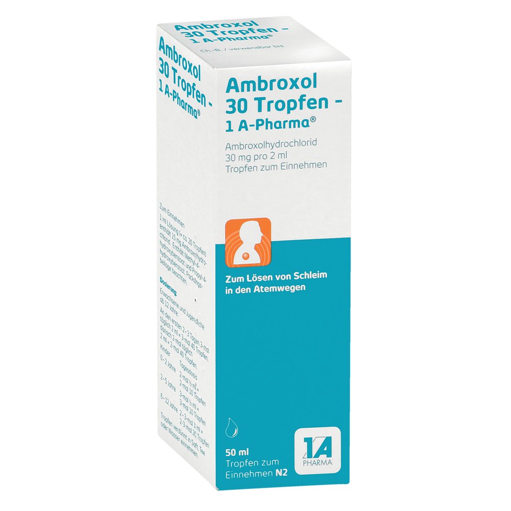 AMBROXOL 30 Tropfen-1A Pharma
