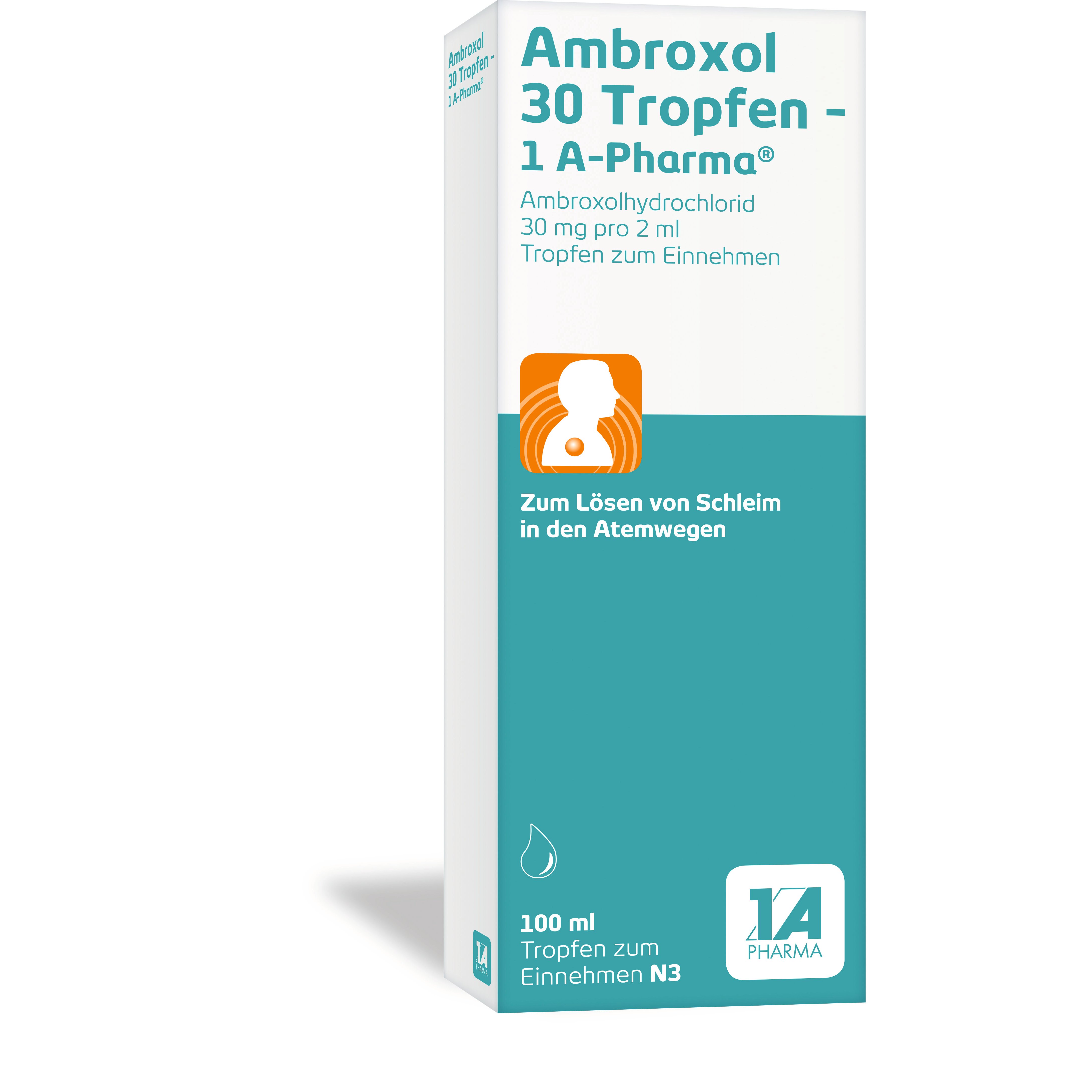 AMBROXOL 30 Tropfen-1A Pharma