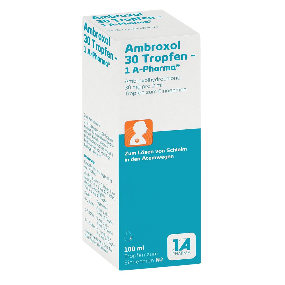 AMBROXOL 30 Tropfen-1A Pharma
