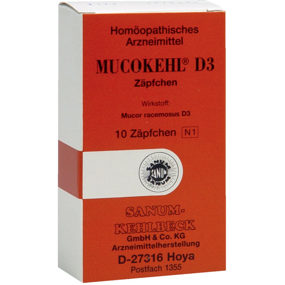 MUCOKEHL D 3 Zäpfchen