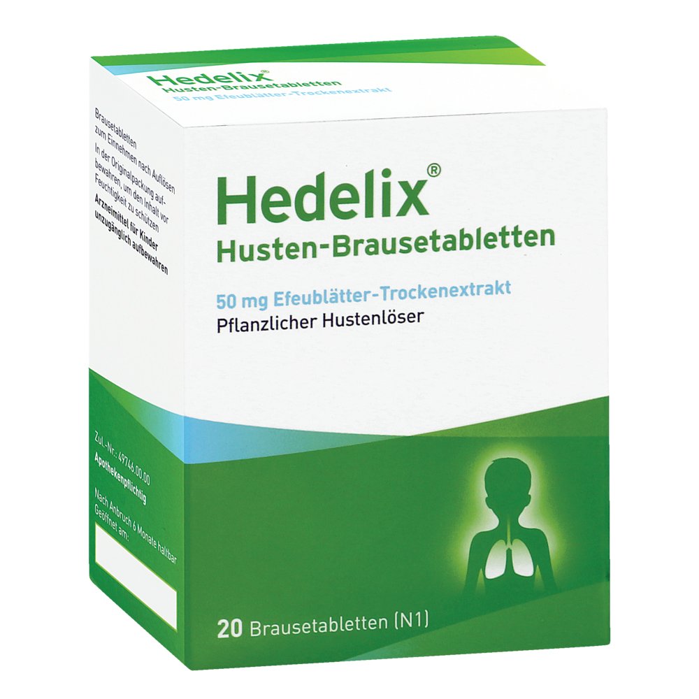 HEDELIX Husten-Brausetabletten