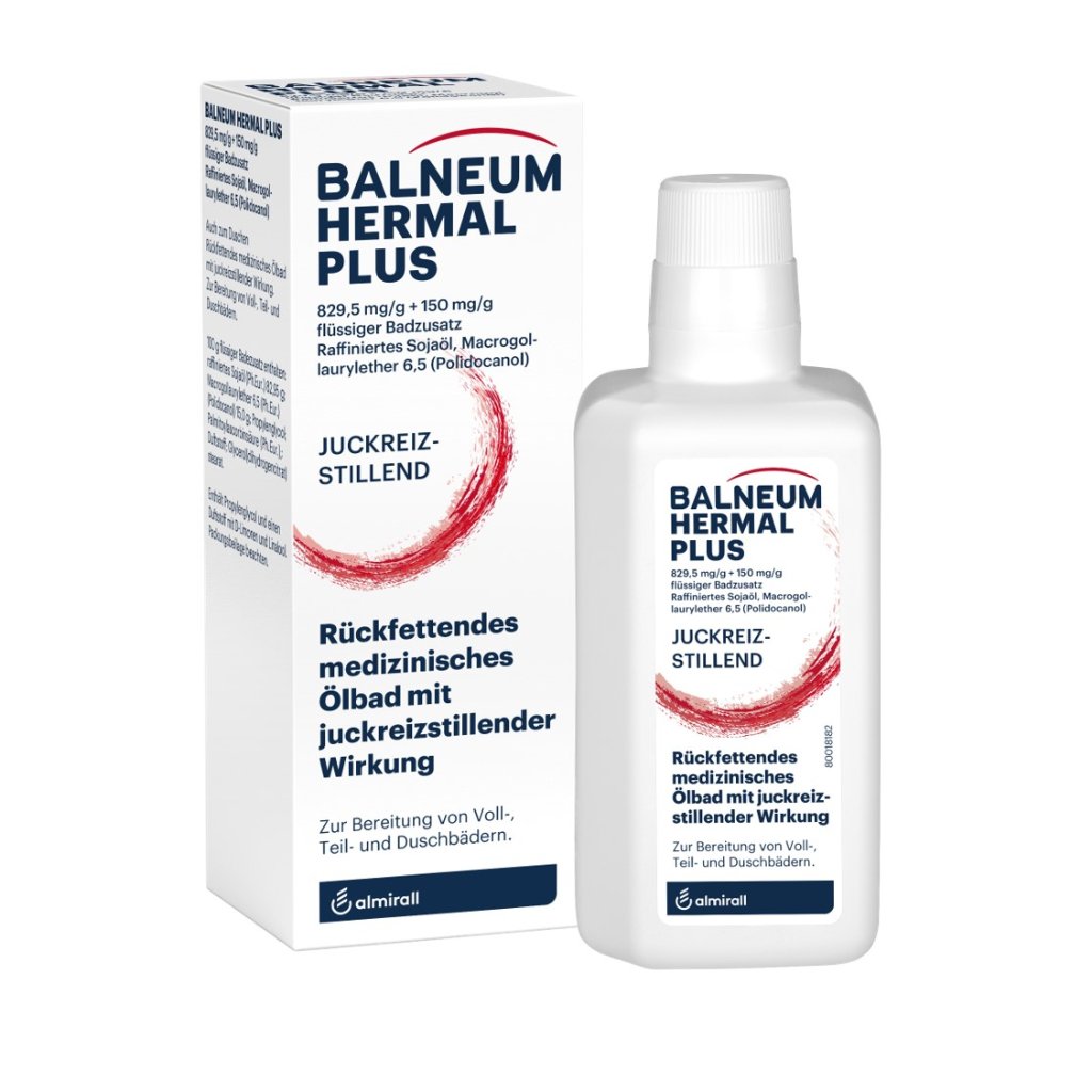 BALNEUM Hermal Plus flüssiger Badezusatz bei juckender Haut
