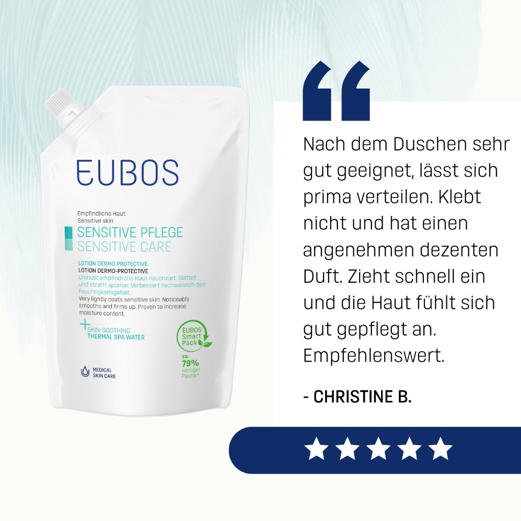 SENSITIVE PFLEGE LOTION DERMO PROTECTIVE, NACHFÜLLBEUTEL