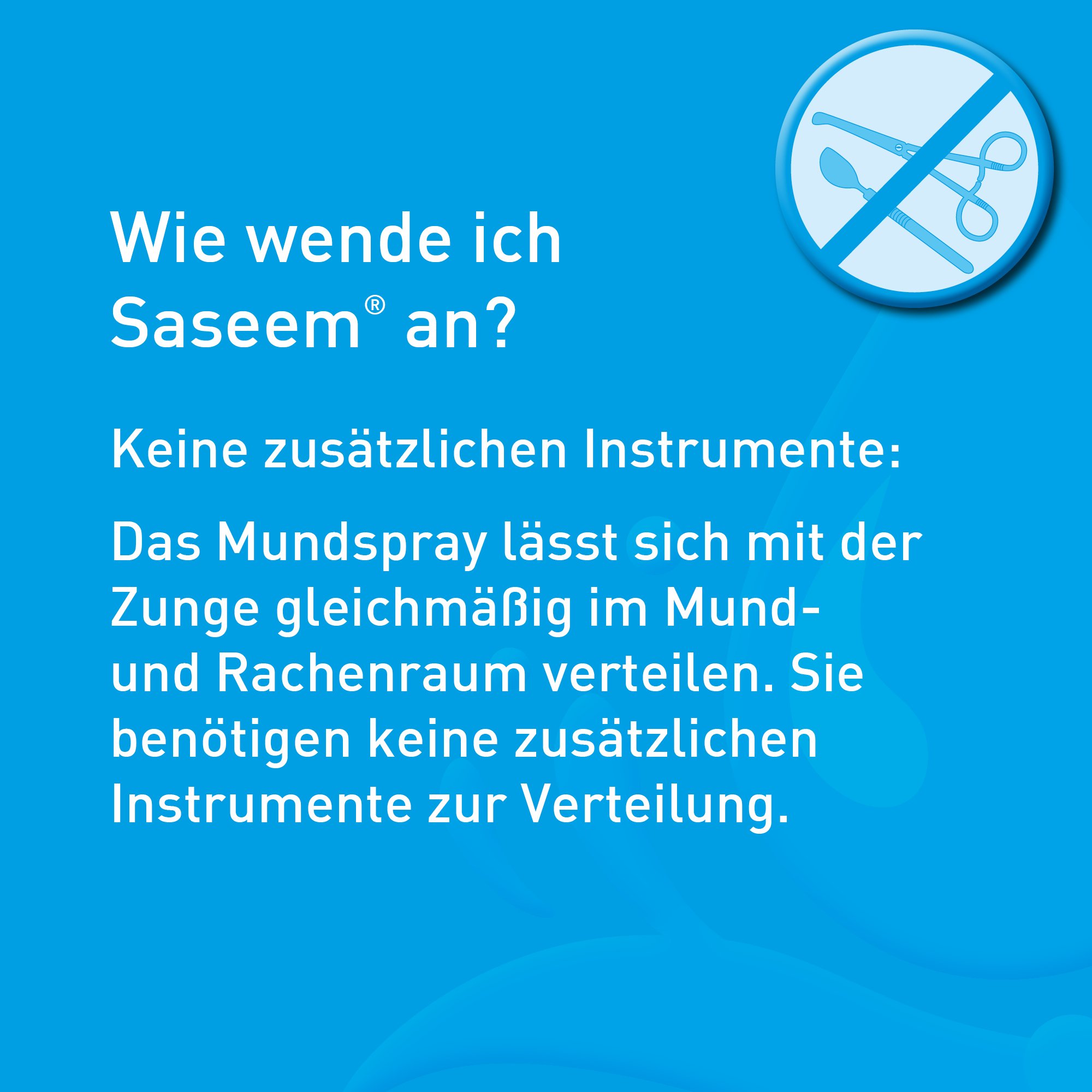 Saseem Mundspray - der Speichelersatz bei Mundtrockenheit