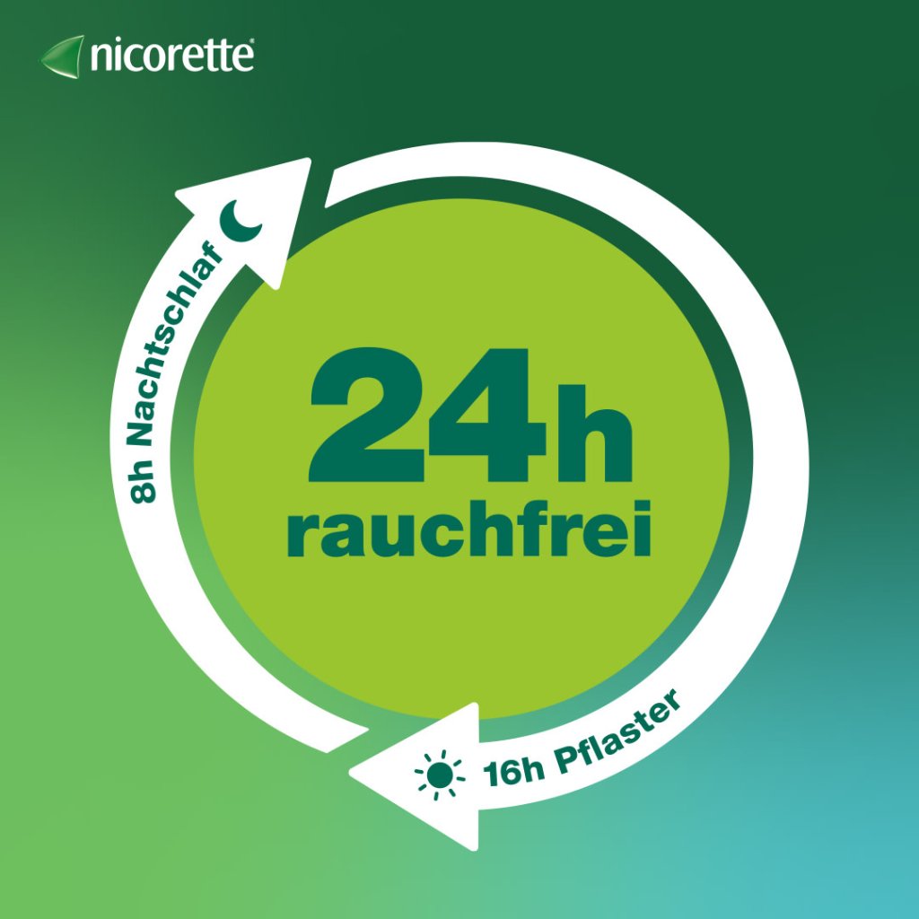 nicorette® Pflaster 10 mg zur Raucherentwöhnung