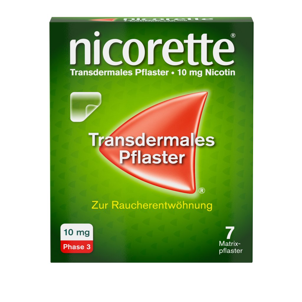 nicorette® Pflaster 10 mg zur Raucherentwöhnung