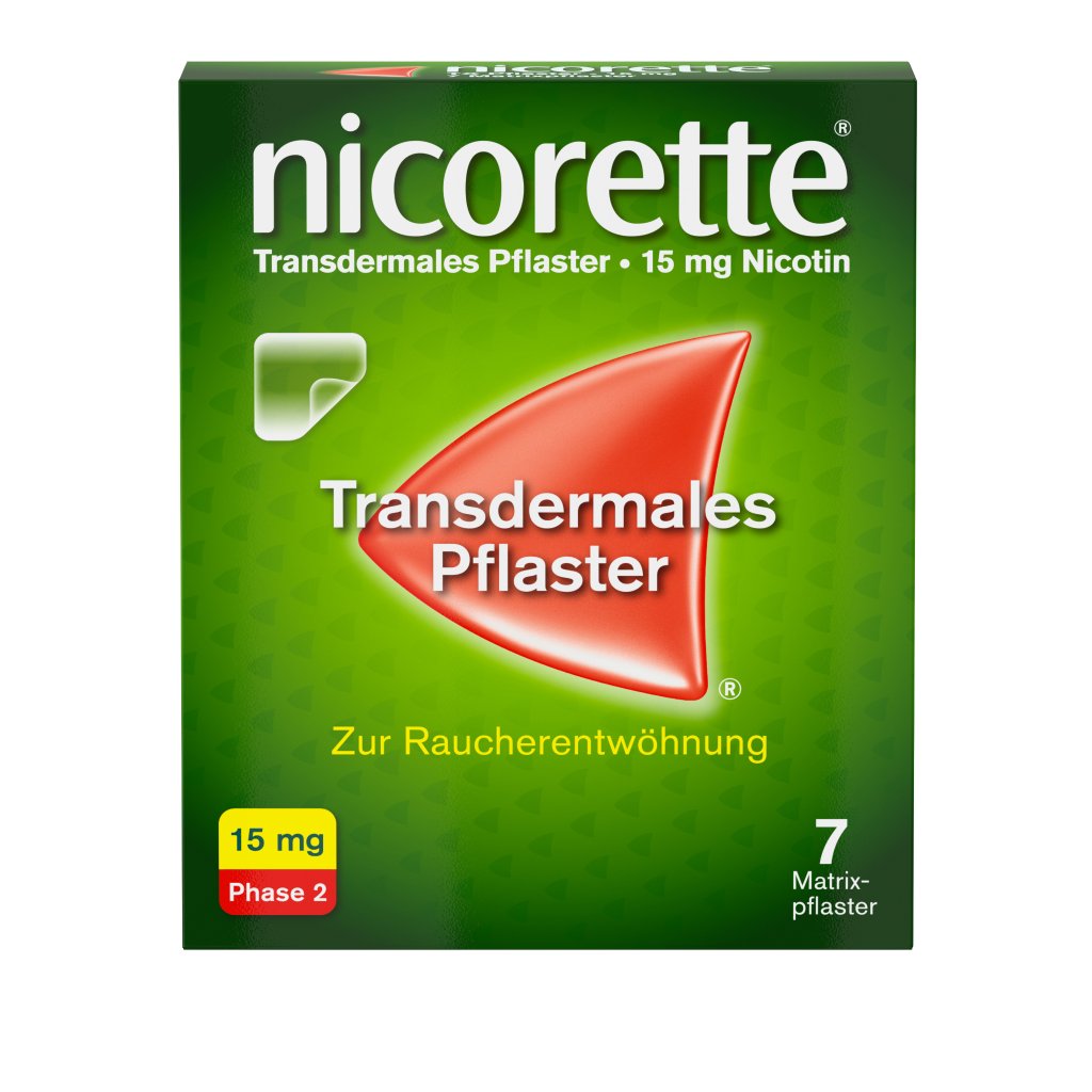 nicorette® Pflaster 15 mg zur Raucherentwöhnung