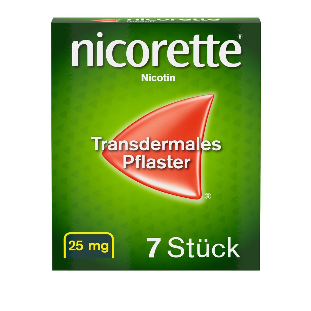 nicorette® TX Pflaster 25 mg 7 St. zur Raucherentwöhnung