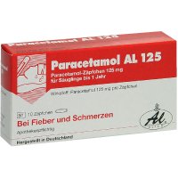 PARACETAMOL AL 125 Säuglings-Suppos.