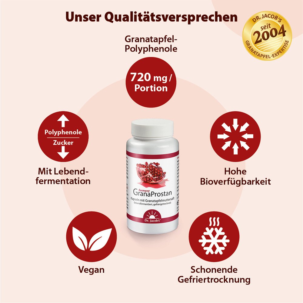 Dr. Jacob's GranaProstan Granatapfelsaft-Extrakt fermentiert