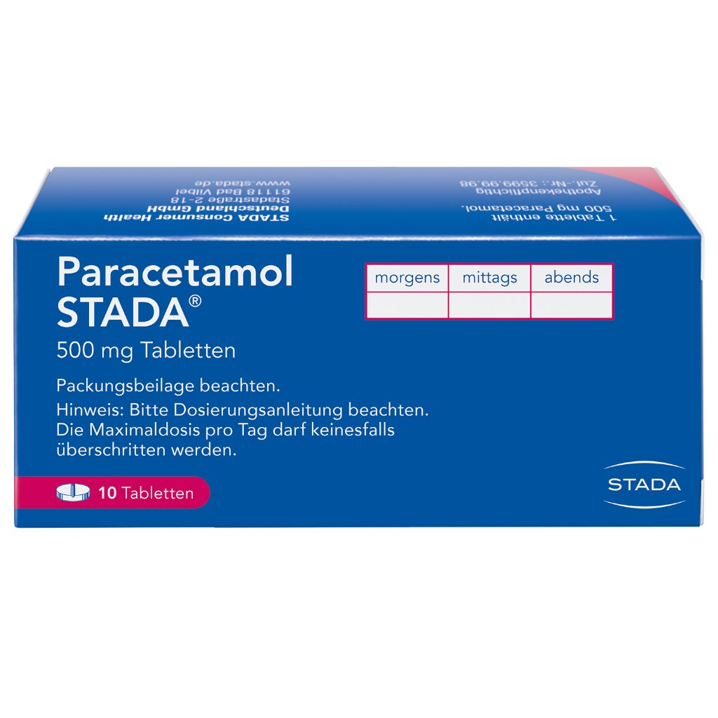 PARACETAMOL STADA 500 mg Tabletten