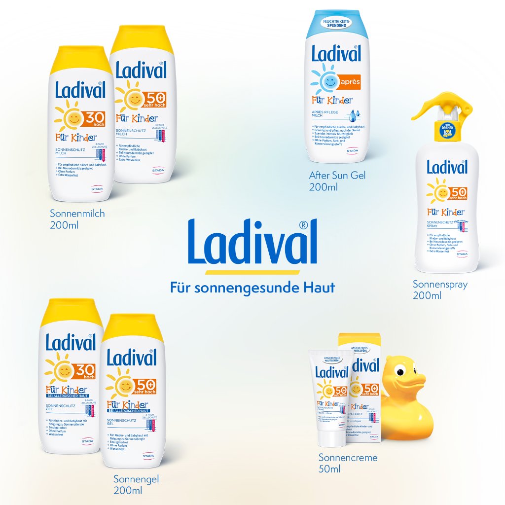 LADIVAL Kinder Sonnenmilch LSF 30
