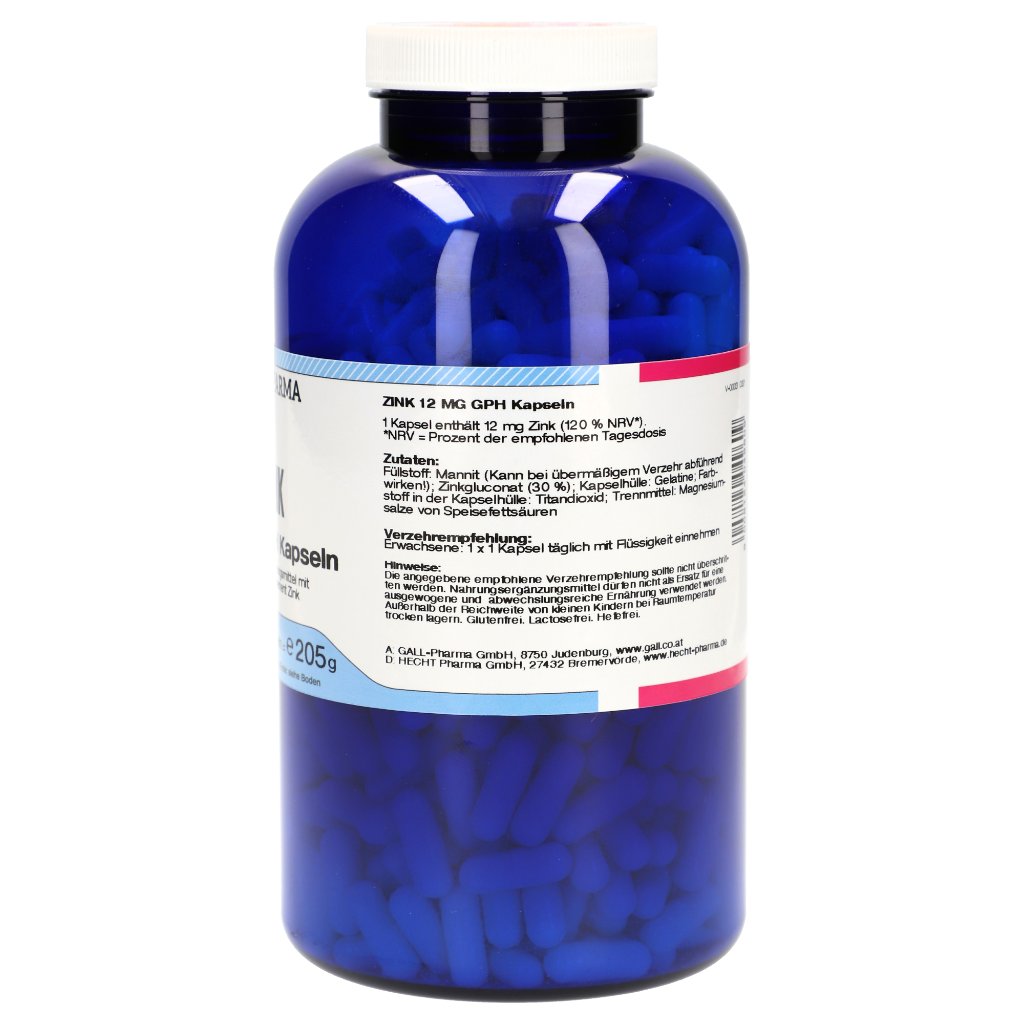 ZINK 12 mg GPH Kapseln