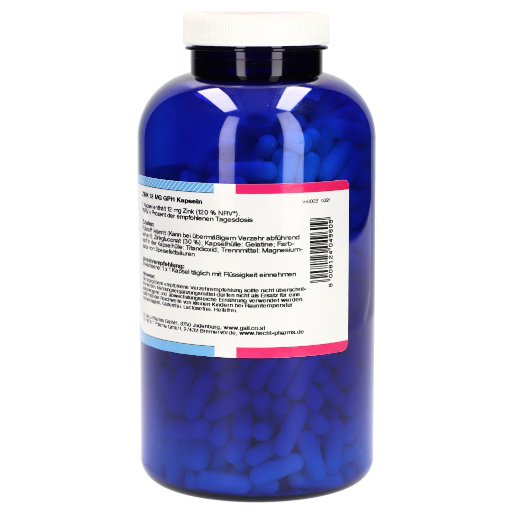ZINK 12 mg GPH Kapseln