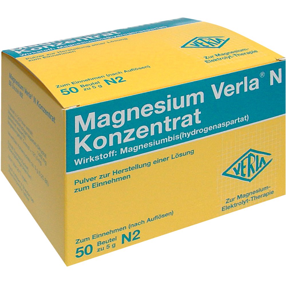 MAGNESIUM VERLA N Konzentrat Plv.z.H.e.L.z.Einn.