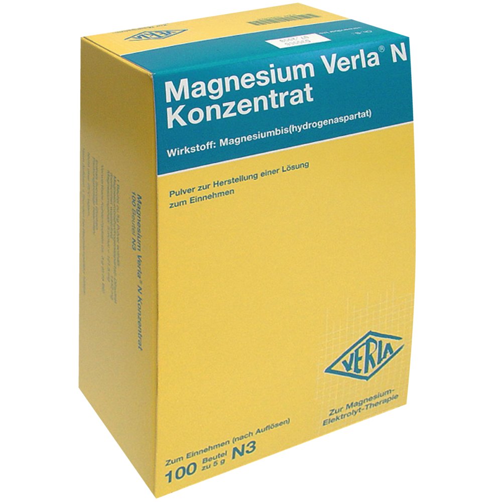 MAGNESIUM VERLA N Konzentrat Plv.z.H.e.L.z.Einn.