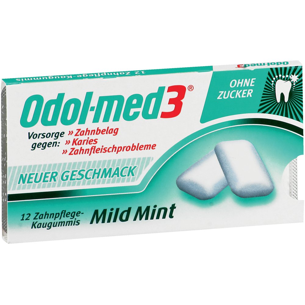 ODOL MED 3 Mild Mint Kaugummi