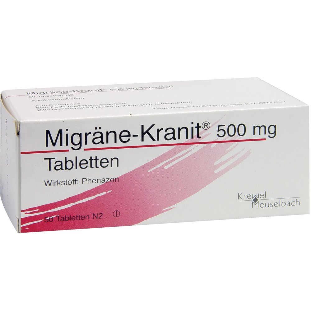 MIGRÄNE KRANIT 500 mg Tabletten